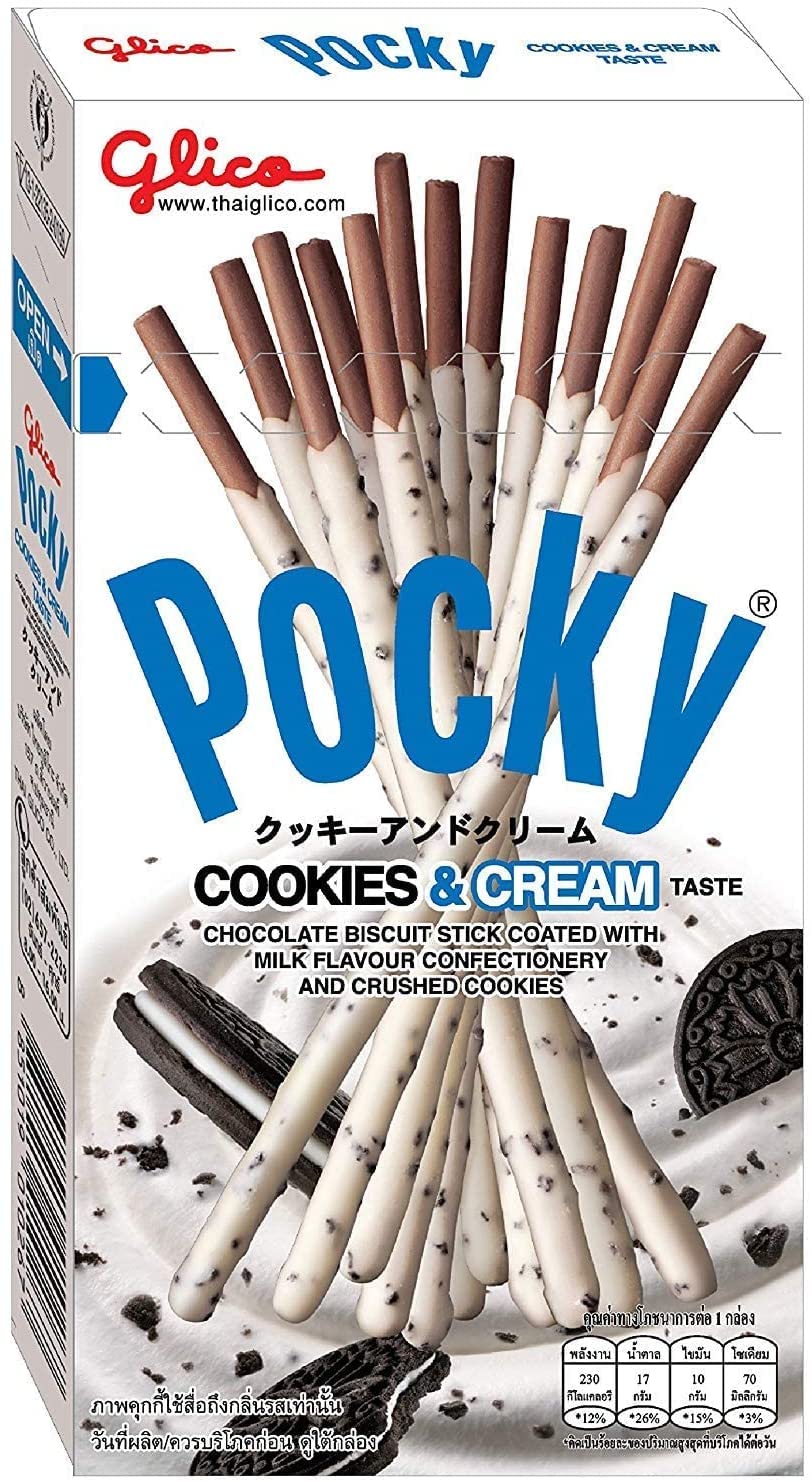 Pocky cookie sticks Cookies &amp; Cream 43.5g 