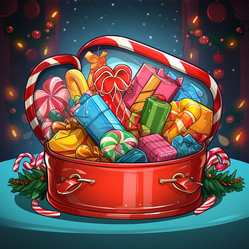 Christmas Candy Snack Box