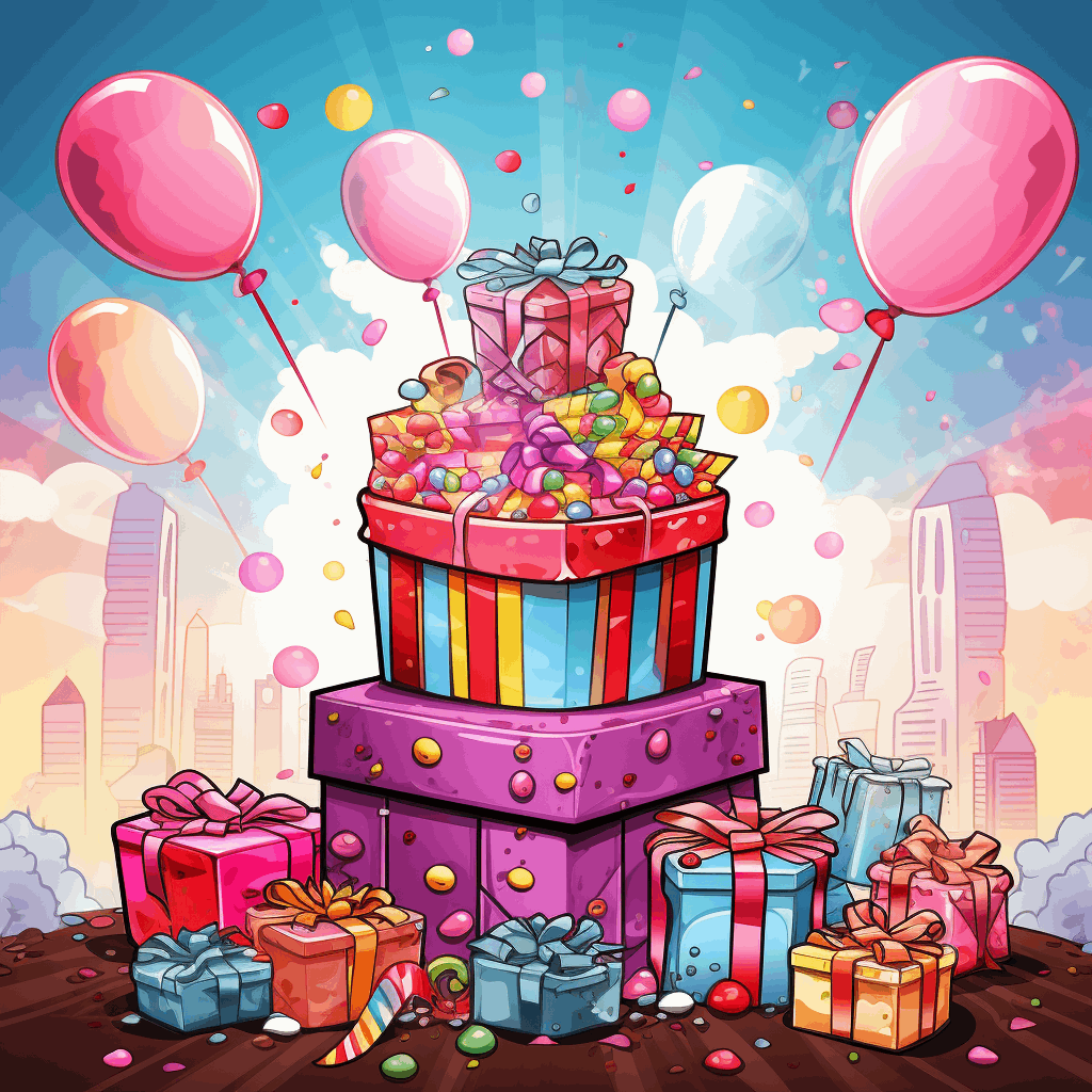 Birthday Candy Snack Box
